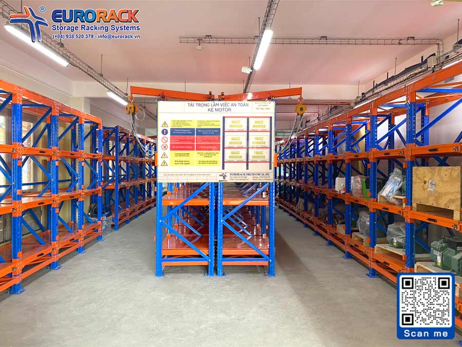 Mould Rack | Heavy metal machinery storage system